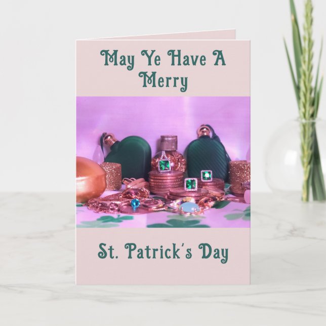 Tarjeta del Día de San Patricio (Anverso)