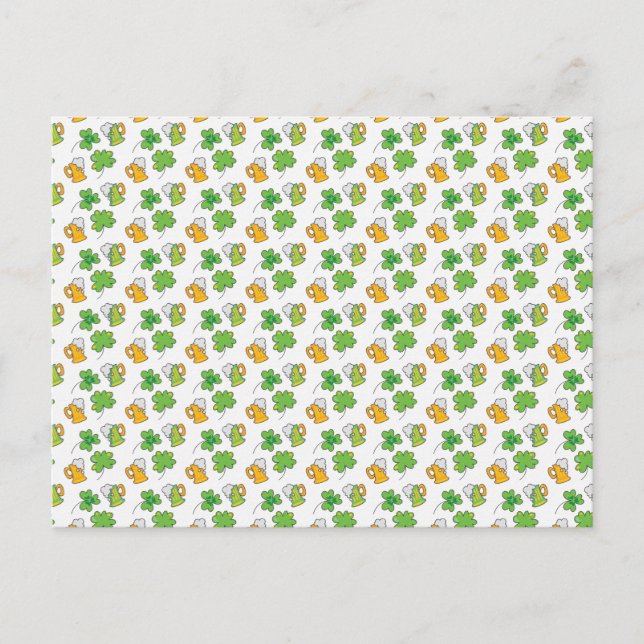 Tarjeta del Día de San Patricio (Anverso)