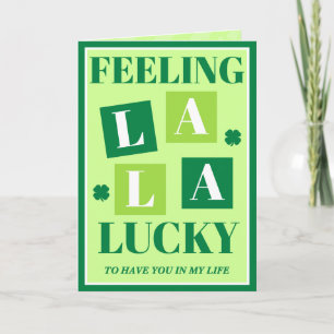 Tarjeta del Día de San Patricio con Sentimiento Re
