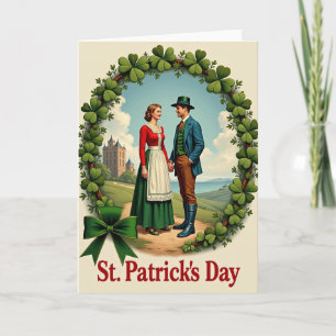 Tarjeta del Día de San Patricio de Amor Irlandés