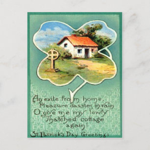 Tarjeta del Día de San Patricio de la Cruz Irlande