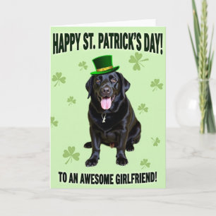 Tarjeta del Día de San Patricio de Labrador