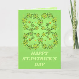 Tarjeta del Día de San Patricio de Lucky Loops