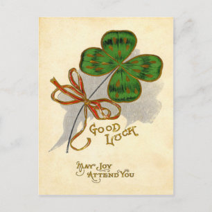 Tarjeta del día de San Patricio de Trébol de Cuatr