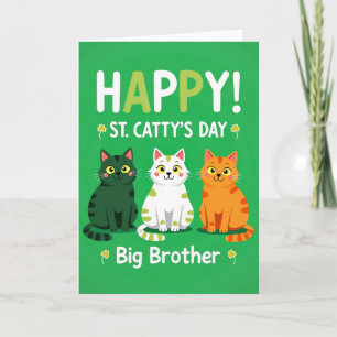 Tarjeta del Día de San Patricio del Hermano Mayor