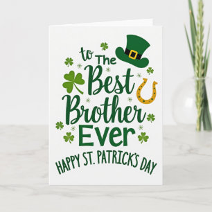 Tarjeta del Día de San Patricio del Hermano Shamro