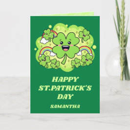 Tarjeta del Día de San Patricio Lucky Day Joy