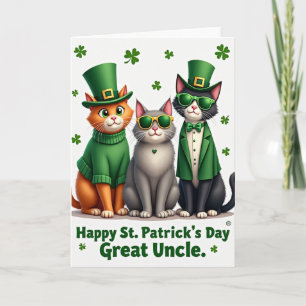 Tarjeta del Día de San Patricio para el Tío Abuelo