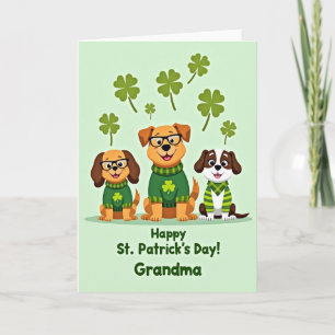 Tarjeta del Día de San Patricio para la abuela