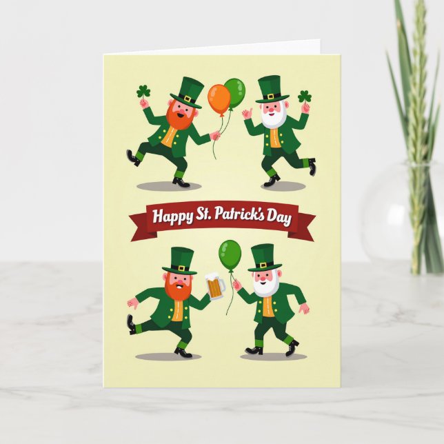 Tarjeta del Día de San Patricio para Marido (Anverso)