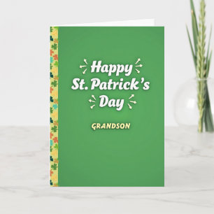 Tarjeta del Día de San Patricio para Nieto