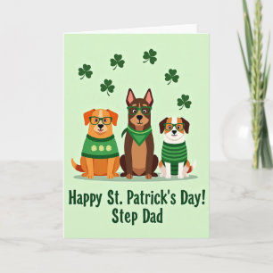 Tarjeta del Día de San Patricio para Padrastro