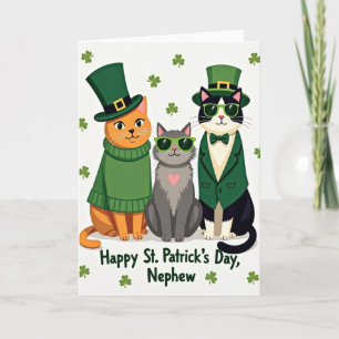 Tarjeta del Día de San Patricio para Sobrino de Ga