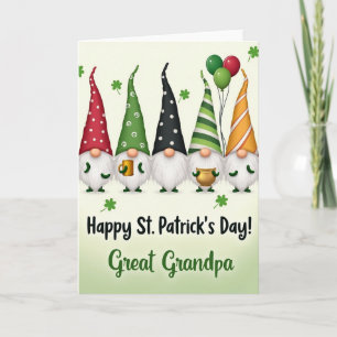 Tarjeta del Día de San Patricio para Tatarabuelo G