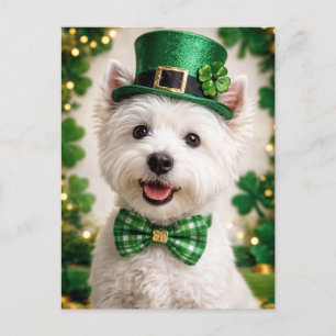 Tarjeta del Día de San Patricio para West Highland