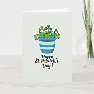 Tarjeta del Día de San Patricio Suerte de los Irla