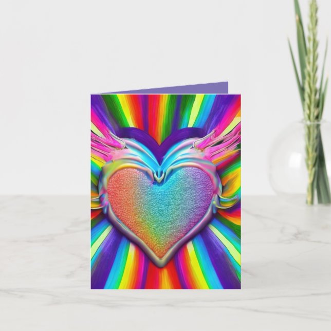 Tarjeta del día de San Valentín (Anverso)