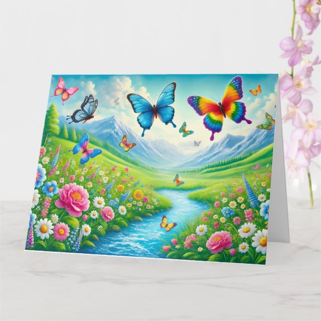 Tarjeta del Día de San Valentín (Orquídea)