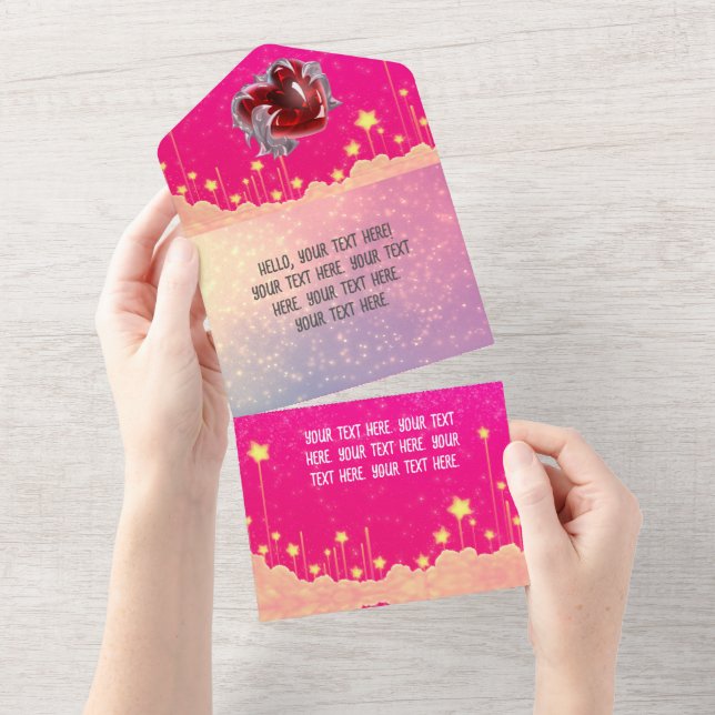 Tarjeta del día de San Valentín (desgarro)
