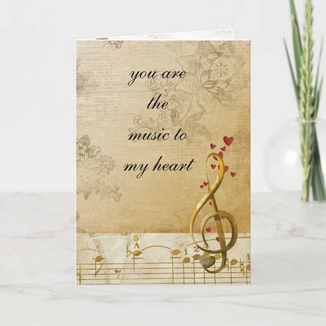 tarjeta del día de San Valentín (Anverso)