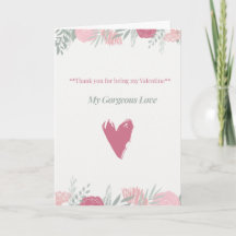 Tarjeta del día de San Valentín