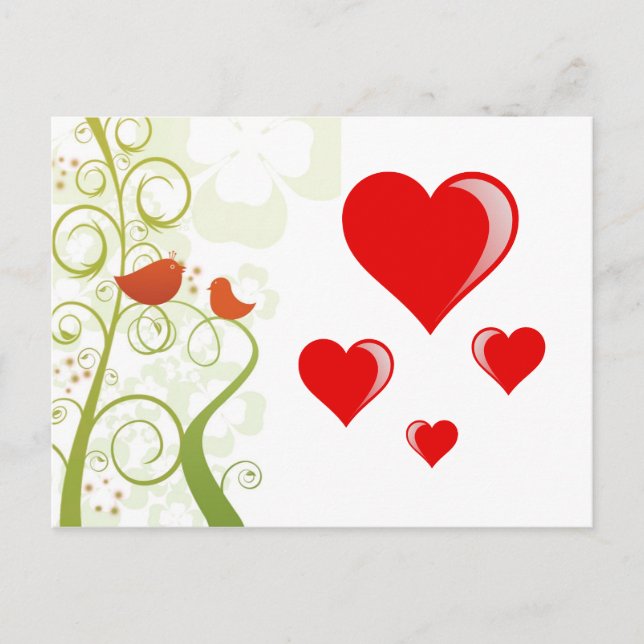 Tarjeta del Día de San Valentín (Anverso)