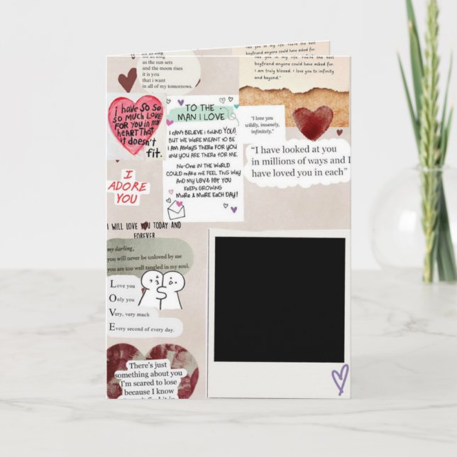 Tarjeta del Día de San Valentín (Anverso)