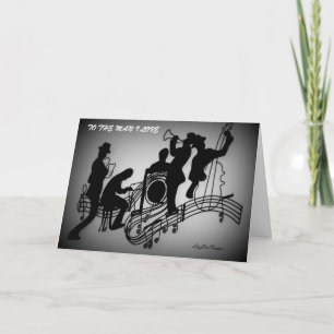 Tarjeta del día de San Valentín a un músico