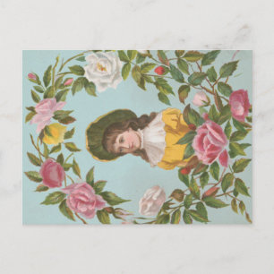 Tarjeta del Día de San Valentín alemana vintage ki