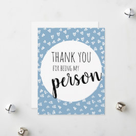 Tarjeta del Día de San Valentín Azul