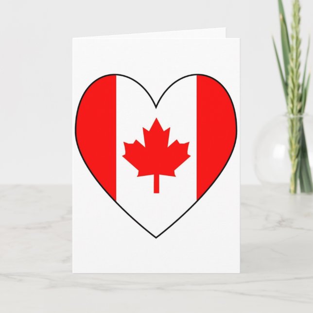 Tarjeta del día de San Valentín canadiense del (Anverso)
