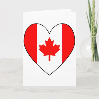 Tarjeta del día de San Valentín canadiense del