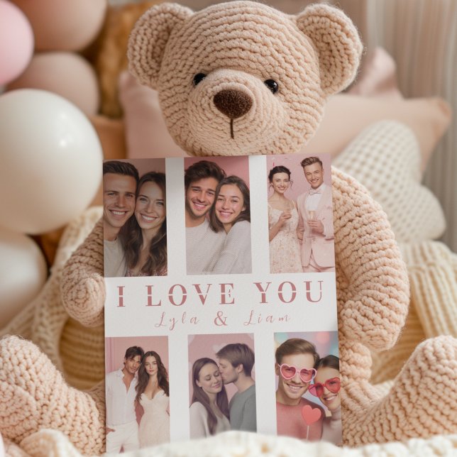 Tarjeta del Día de San Valentín Collage de Fotos d (Subido por el creador)