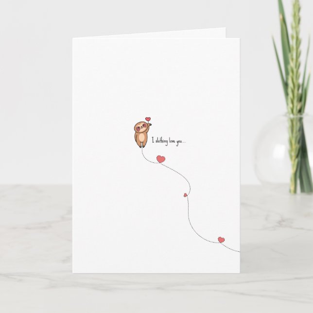 Tarjeta del Día de San Valentín con castigo de per (Anverso)