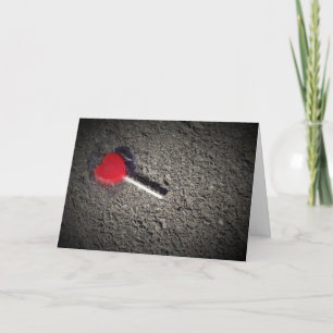 Tarjeta del Día de San Valentín con Chupachups en 