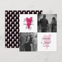 Tarjeta del Día de San Valentín con Collage de Fot