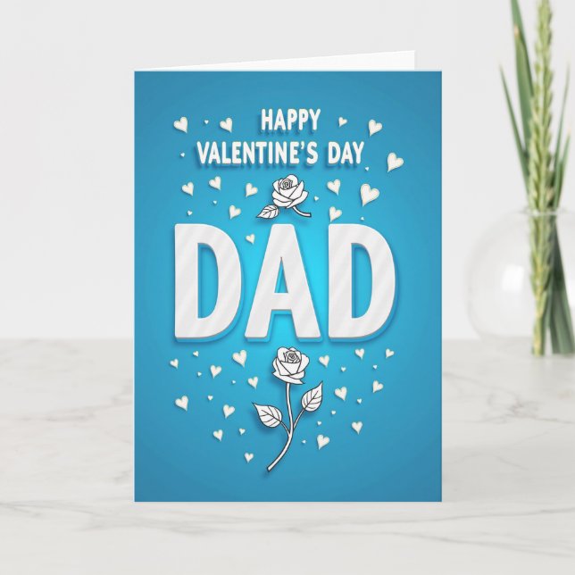 Tarjeta del Día de San Valentín con Corazón de Oro (Anverso)