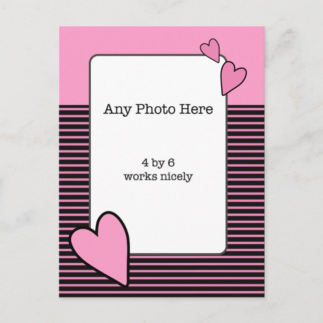 Tarjeta del Día de San Valentín con mi foto (Anverso)