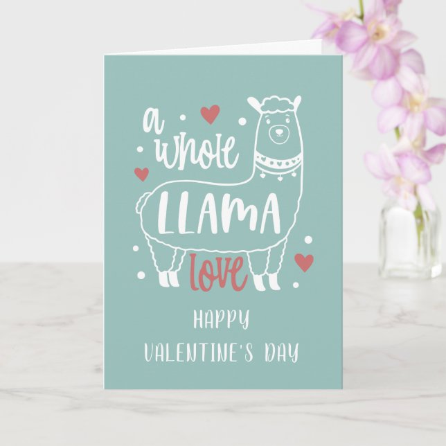 Tarjeta del Día de San Valentín con mucho amor de  (Orquídea)