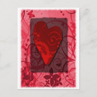 TARJETA DEL DÍA DE SAN VALENTÍN CON REMOLINOS Y