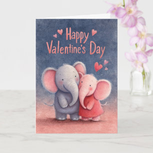 Tarjeta del Día de San Valentín con Sonrisa Brilla