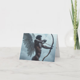 Tarjeta del Día de San Valentín - Cupido Negro Fel
