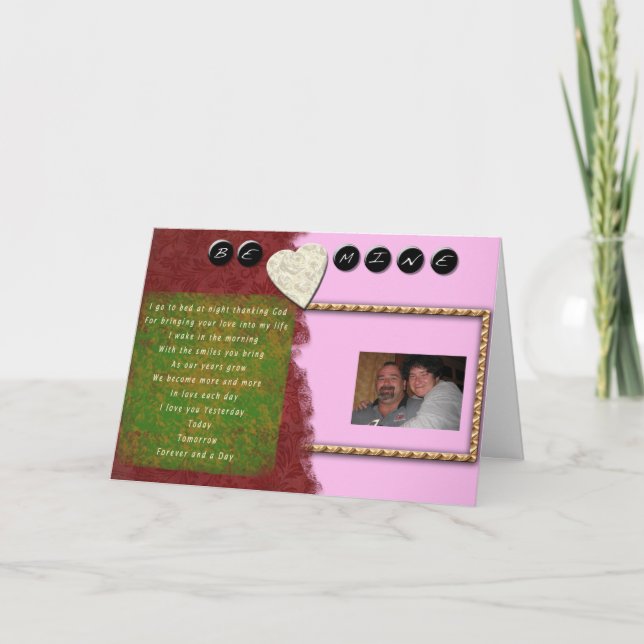 Tarjeta del día de San Valentín de (Anverso)