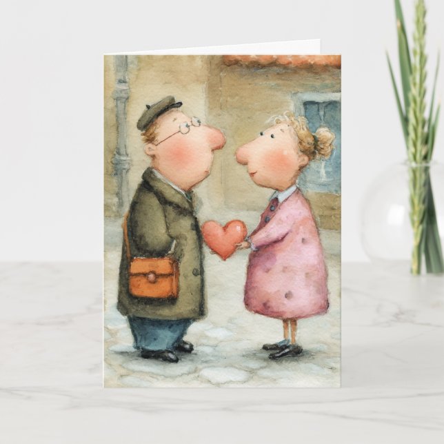 Tarjeta del Día de San Valentín de Amor Duradero (Anverso)