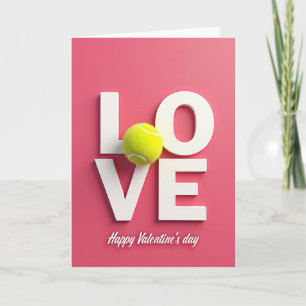 Tarjeta del Día de San Valentín de Amor por el Ten