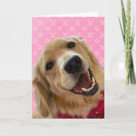 Tarjeta del Día de San Valentín de Besos y Abrazos