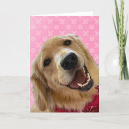 Tarjeta del Día de San Valentín de Besos y Abrazos