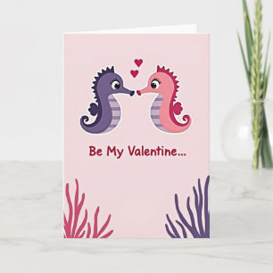 Tarjeta del Día de San Valentín de Caballito de Ma