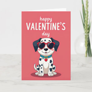 Tarjeta del Día de San Valentín de Cachorro Adorab