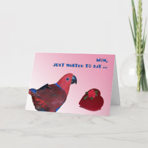 Tarjeta del día de San Valentín de la mamá
